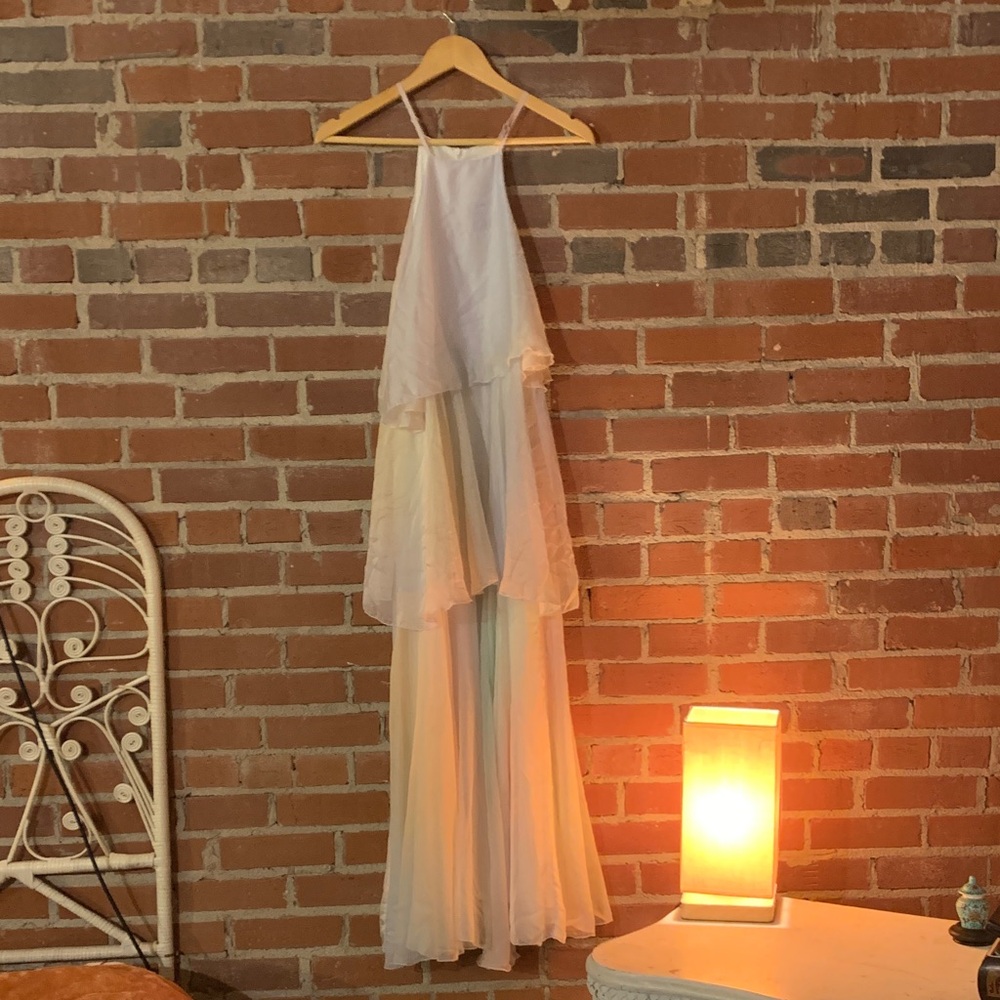 Ethereal White Tiered Maxi Dress
